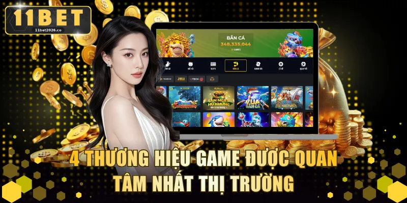 4 thương hiệu game được quan tâm nhất thị trường