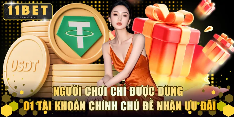 Người chơi chỉ được dùng 01 tài khoản chính chủ đề nhận ưu đãi